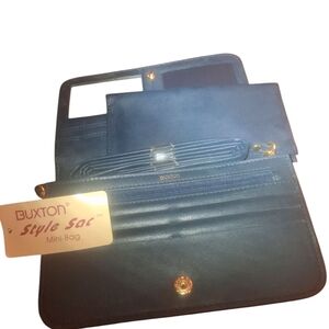 Buxton Blue Mini-Bag Wallet